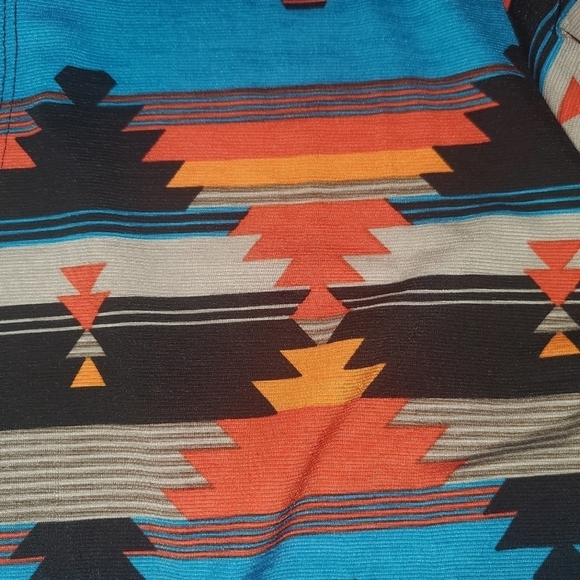 Aztec Print Cardigan Top Long Sleeve - Picture 6 of 12